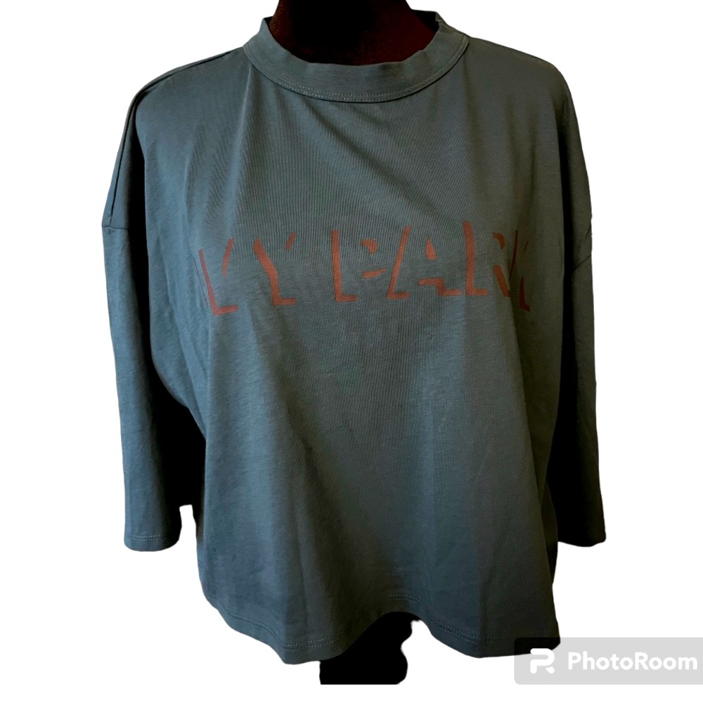 Women’s Ivy Park Dark Teal Short Sleeve Crop Top